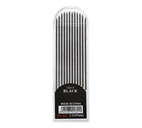 12Pcs 2.0 Mm Mechanical Pencil Black 2B Lead Refills Draft Drawing Writing Craft Latex-Free Eraser Secured to The End for Conveniently Wiping Away Mistakes