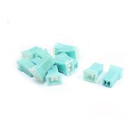 12Pcs 2 Terminal in Type Cartridge PAL Fuse DC 32V 20A Light Blue