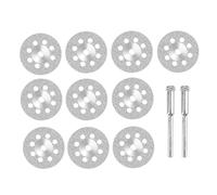 12Pcs 22mm Cutting Disc Circular Saw Blade Electroplated Diamond Cutting Blade Compatible For Dremel Rotary Tool DIY Tools Accessories