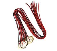 12pcs 27mm Piezo Disc Elements with 48cm Leads Guitar Pickup Accessories