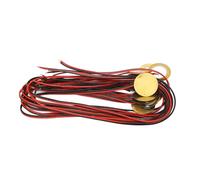 12PCS 27mm Piezo Discs with Wire, Brass Piezoelectric Pickup Transducer, Pre - Wired Piezo Sensor for Acoustic Guitar Cigar Box Drum Trigger and DIY Electronic Projects