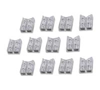 12Pcs 2pin Light Strips Fixing Clip LED Corner Connector LED Tape Light Connector Tighten Screw Strips To Wire Connectors Lamp Terminals