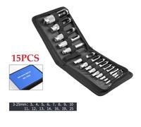 12PCS 3-19mm Leather Hole Punch Set for Belt Watch Band Gasket, Round Hollow Punch Tool Made from Carbon Steel, Compatible with Leather Plastic Rubber Vinyl Craft Projects