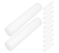 12pcs 30cm White Floral Foam Rods, DIY Crafting and Centrepieces | Lightweight Cylindrical Polystyrene Material, Paintable Surface, Suitable for Florists, Weddings, Packages and Wreath