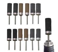 12pcs 400-2000 Grit Sanding Drums for Dremel Rotary Tool - Professional Sanding Drum Bits Set, Abrasive Bands for Wood Metal Plastic, Essential Rotary Tool Accessories for Grinding Polishing Finishing