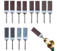 12pcs 400-2000 Grit Sanding Drums Sandpaper Sticks Set, Sanding Bits For Dremel, Sanding Bands For Wood, Sanding Drums Sandpaper Sticks,Grit Sanding Drums for Glass,Jewelry,Ceramics,Metal Grinding