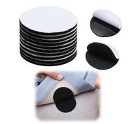 12PCS 50mm Hook and Loop Dots, Black Self Adhesive Dots Tapes, Diameter Double Sided Sticky Pads, Adhesive Reusable Hook and Loop Tape Self for Wall, Party Decoration, Craft DIY