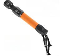 12PCS 50mm Square Drive Bits 1/4 6.35mm hex shank 2/2.5/3/3.5/5mm metric set for driver and drill alloy steel heat treated resistant magnetic tip