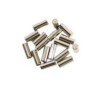 12pcs 5mm Nickel Guitar Pickup Black Pole Pieces for Single Coil & Bass Pickups(Silver)