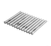 12Pcs 6mm Diamond Core Drill Set for Porcelain, Marble | For Glass And for tile, Smooth Cutting Action, for ideal For DIYers, Emery Coated Steel, 6mm Diameter