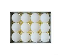 12PCS 8CM Christmas Baubles, Hanging Ornaments Shatterproof Balls For Christmas Tree Table Festival Decorative(white)