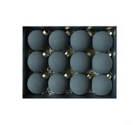 12PCS 8CM Christmas Baubles, Hanging Ornaments Shatterproof Balls For Christmas Tree Table Festival Decorative(blue)
