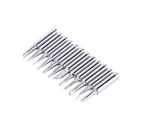 12Pcs 900M-T Series Copper Iron Tip, Solder Tips Base Le/ad- Electroplated Iron and Replaceable Solder Iron Tips Set Low Temperature Soldering Station Tool Shape K B I