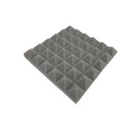 12PCS Acoustic Panels, Foam Soundproof Wall Panels 300x300x50mm, Soundproof Wall Panels Red Blue Black Gray(GRAY)