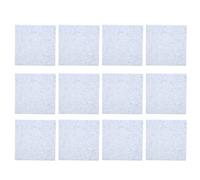 12Pcs Acoustic Panels, Sound Proof Padding for Walls, Polyester Fiber Sound Absorption Panel with Self Adhesive Backing, Cutable Sound Panels for Studios, Rehearsal Rooms, Home The (Silver
