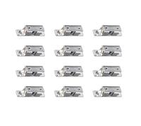 12Pcs Adjustable Double Balls Tension Roller Catch Latches Zincs Alloy Closet Balls Tension Latches Cabinet Door Catch Zinc Alloy Closet