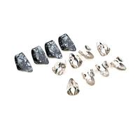 12PCS Adjustable Finger Picks Thumb Picks Set for Acoustic Guitar Banjo Bass