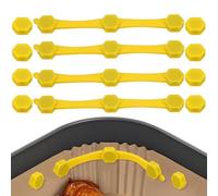 12pcs Air Fryer Magnets Set, Reusable Air Fryer Magnet Silicone Buckle for Securing Parchment Paper Liners in Place Magnetic Holder Airfryer Accessories Items Prevents Fire Hazard