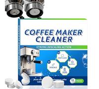 12PCS All Purpo/se Descaling Tablets for Coffee Makers,Powerful Coffee Machine Descaler & Cleaner Tablets Compatible Descaler for Coffee Machines,12PCS Cof/fee Mac/hine Cleaning Table/ts