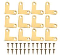 12pcs Antique Copper L Shape Corner Bracket for Picture Frames