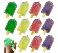 12Pcs Anxiety Relief Toys, Realistic Popsicle Stress Squeeze for Party Favor Gifts School Rewards