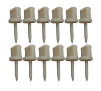 12pcs Archery Nails Abs White Fixed Pins for Paper Targets