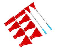 12Pcs Artistic Blowing Accessories Multi Size Nozzles Stainless Steel Straws for Dutch Pouring Paint Supplies Acrylic Pouring Tool for Beginners