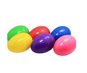12pcs Assorted Colour Fillable Reusable Plastic Surprise Eggs Easter Hunt Gifts Candy Chocolate by Easter Gift Toys Random Color Adorable Quality and Durable