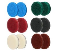 12Pcs Attachment for Bosch 6033 Set - Foam Universal Cleaning Brushes Compatible With Bosch Home and Garden, High Performance Microfibre Cleaning Scrub Pad for Bosch Kitchen(6 styles)