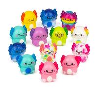 12Pcs Axolotl, Mini Axolotl, Stress Relief, Focus Enhancement Tool for Classroom and Office Use, Anxiety Management Solution, Handheld Sensory Figures for Daily Mindfulness Practice