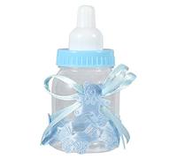 12Pcs Baby Bottle Shower Box Candy Chocolate Bottles Box Gifts Decorations(Blue)