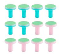 12PCS Baby Nail File Electric Replacement Pads, Sky Blue Baby Nail Trimmer Replace Pads Kit, Baby Nail Kit Grinding Heads Polish Disc Suitable for 6 Months Up