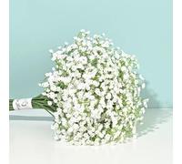 12pcs Babys Breath Artificial Flowers,Flores Artificiales Para Decoracion White Flowers,Wedding Decoration Bouquet Party Home Decoration, Best Gift For Her, Mother'S Day And Valentine'S Day Gift
