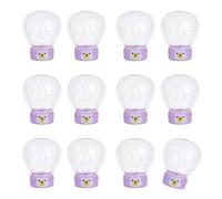 12Pcs Balloon Shape Clear Treat Box for Sweets Chocolate Jewelry Craft Organization Packaging Storage Box