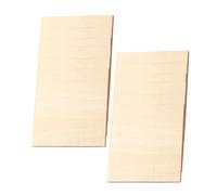 12Pcs Basswood Sheets Unfinished Wood Sheets Square Slices for Drawing Painting Engraving Staining Handmade Craft Plywood
