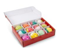 12pcs Bath Bombs with Surprise Inside Xmas Kid Bath Bombs | 12 daily Xmas surprises Kid Bath Bombs, plant-based gentle formula, fun kid bath time