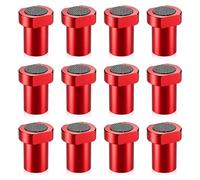 12PCS Bench Dogs 20mm, Rust-Proof Aluminum Alloy Bench Dogs Set with Anti-Slip Mat, Sturdy & Durable Workbench Dog Stops, Bench Cookies for Aluminum Alloy Benchs, 20mm Dog Hole, Workbench MFT Tables