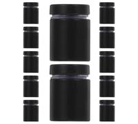 12pcs Black Stainless Steel Standoff Screws for Advertisement Signs