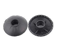 12PCS Black Trekking Pole Round Snow Ski Mud Basket Hiking Walking Stick Replacement Accessory