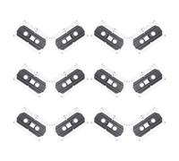 12pcs Blank Audio Cassette Tapes 30 Minute Plastic Reusable