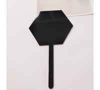 12PCS Blank Hexagon Acrylic Cake Toppers, Personalised Cake Topper, DIY Cake Topper, Cake Topper Blanks for Wedding, Birthday Festival Party Cake Decorations (Black Acrylic)