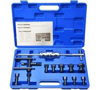 12pcs Blind Hole Bearing Puller Set Internal Bearing Extractor Puller Kit Motorcycle Bicycle Wheel Bearing Removal Tool Slide Hammer Pilot Insert Inner with Expanding Collet 8-32MM