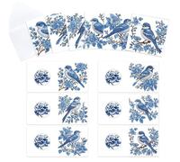 12Pcs Bluebird DIY Diamond Painting Greeting Cards for Adults Gifts