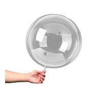 12Pcs Bobo Balloons 24 Inch,Clear Transparent Bubble Round Balloons to Fill | Big Stuffing Large Balloons Decor for Romantic Decoration DIY Craft Projects Wedding Anniversary Festival Birthday Party