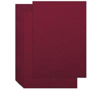 12PCS Book Cloth 14x10 Inch, Fabric Surface Paper Backed for DIY Fabric Book Cover (Dark red)