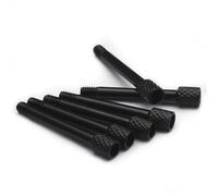 12pcs Brass Electric Guitar Tremolo Bridge Saddle String Through Screw Not Need Insert Block Clamp Lock String Screw Guitar Part