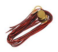 12PCS Brass Piezoelectric Pickup Transducer with Wire 27mm Piezo Discs Contact Microphone Trigger Sound Sensor for Acoustic Guitar