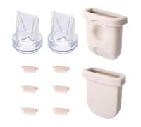 12pcs Breast Pump Replacement Parts for eufy, Includes Silicone Diaphragms Duckbill Valves & Nozzle Covers Durable Breast Pump Accessories Compatible with eufy S1 Pro/S1/E10/E20