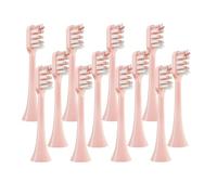 12pcs Brush Heads Sonic Electric Toothbrush Soft Bristle Nozzles ，Compatible for SOOCAS X3/X3U/X5 Replacement Clean Tooth(12pcs Pink)