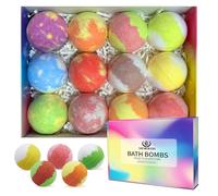 12Pcs Bubble Bath Bombs Gift Set Home Spa for Women＆Kids